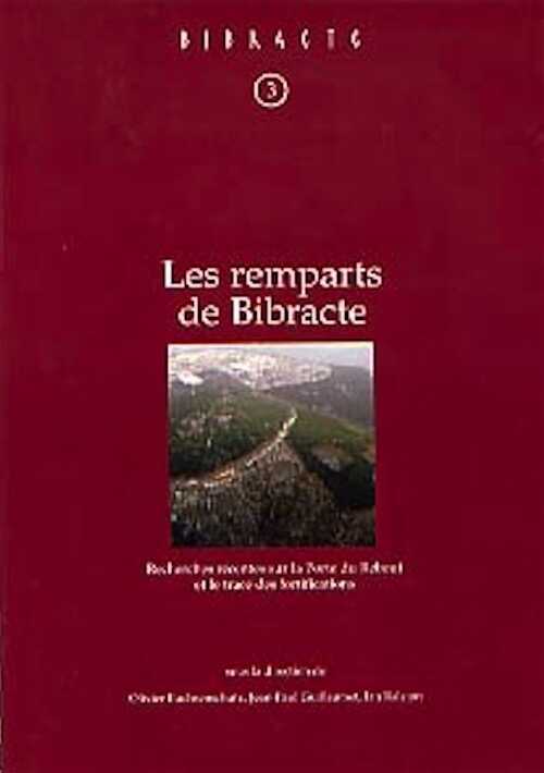 ÉPUISÉ - Les Remparts de Bibracte, (Bibracte, 3). Recherches récentes sur la Porte du Rebout et le tracé des fortifications, 1999, 320 p., 178 ill., 7 pl. h.t. coul., 2 plans.