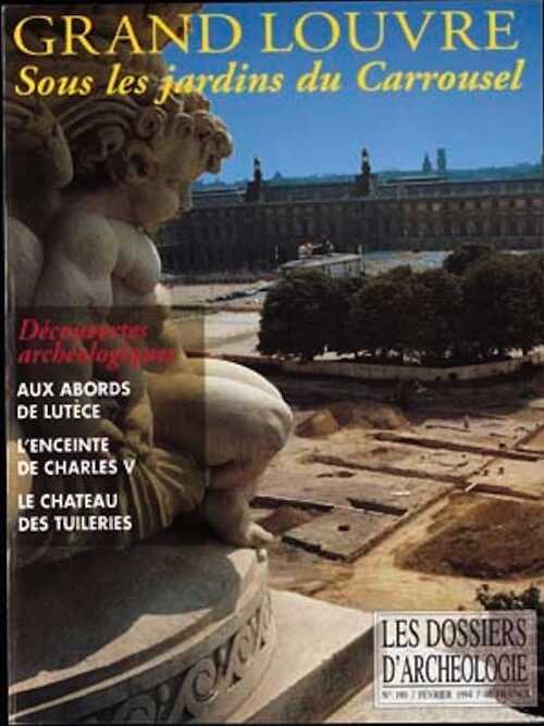 n°190. fév. 1994. Grand Louvre, sous les jardins du Carrousel.