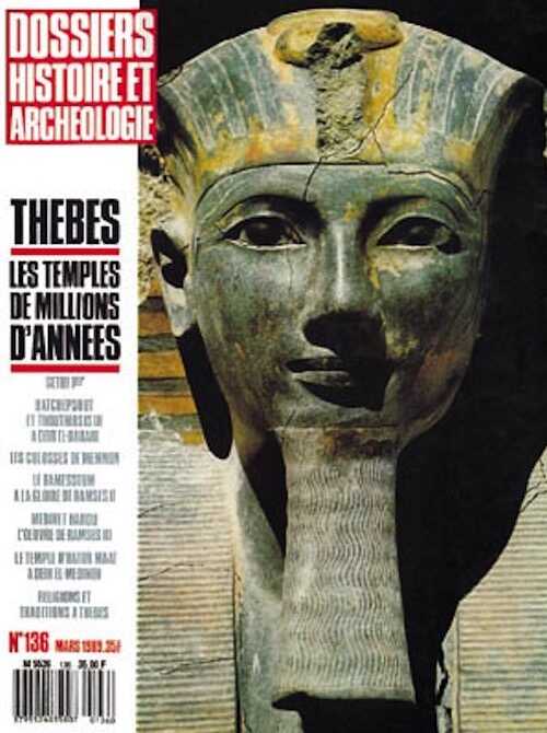 n°136. mars 1989. Thèbes, les temples de millions d'années.