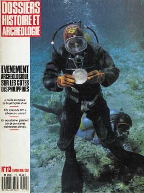 n°113. février 1987. Evénement archéologique sur les côtes des Philipinnes. Coordinateur : F. Goddio.