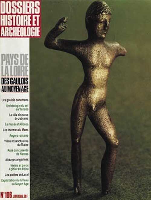 n°106. juin 1986. Pays de la Loire, des Gaulois au Moyen Age.