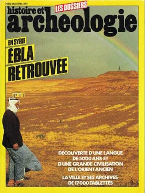 n°083. mai 1984. Ebla retrouvée.