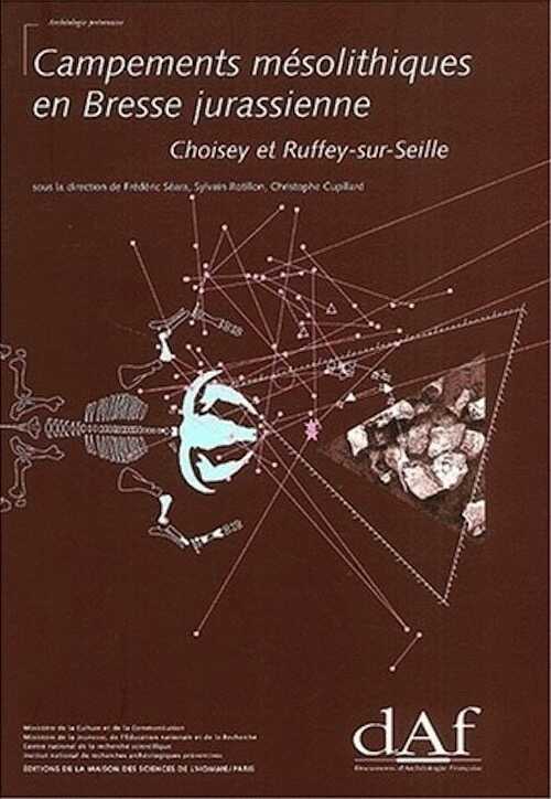 Campements mésolithiques en Bresse jurassienne. Choisey et Ruffey-sur-Seille, (DAF N°92), 2003, 344 p., 292 ill.