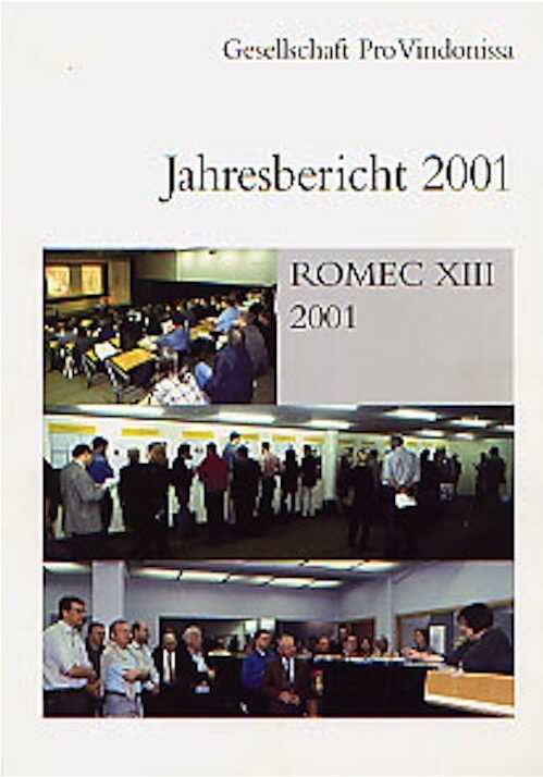 ROMEC XIII. (Roman military equipment studies), Gesellschaft pro Vindonissa. Jahresbericht 2001, (Actes du colloque de Vindonissa 2001), 2002.