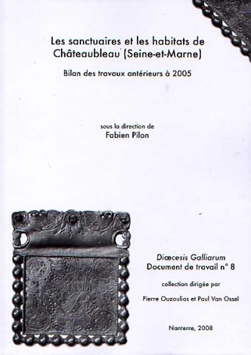 Documents de travail n° 8 - Les sanctuaires et les habitats de Châteaubleau (Seine-et-Marne). Bilan des travaux antérieurs à 2005, dir. F. Pilon, 2008, 170 p.