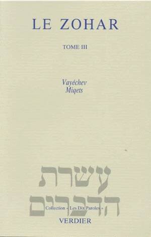 Le Zohar, Genèse. Tome 3, 2001.