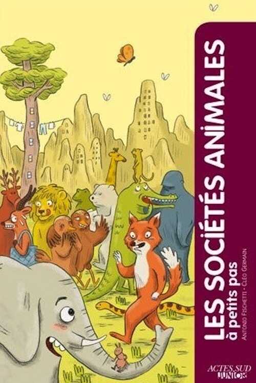 ÉPUISÉ - Les sociétés animales à petits pas, 2012, 78 p. Livre jeunesse