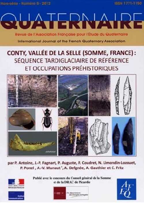 Hors-Série n°5, 2012. Conty, vallée de la Selle (Somme, France). Séquence tardiglaciaire de référence et occupations préhistoriques, 172 p.