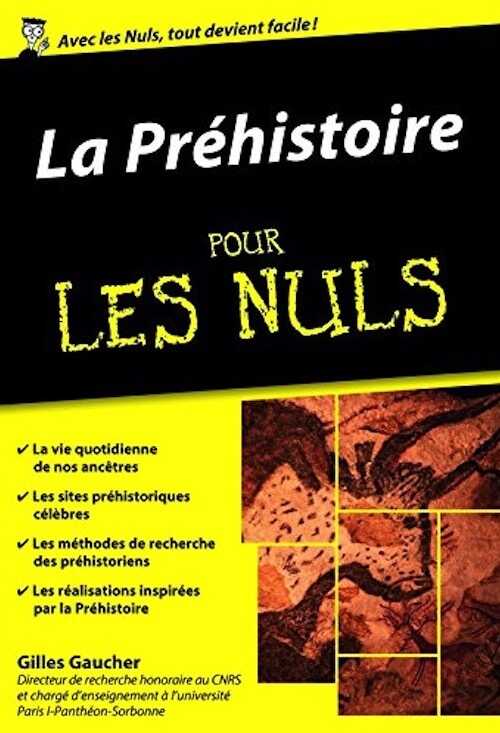 La Préhistoire pour les nuls, 2015, 364 p. Poche