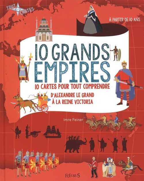 EPUISE - 10 grands empires. 10 cartes pour tout comprendre, d'Alexandre le Grand à la reine Victoria, 2015, Livre pour enfant à partir de 10 ans.