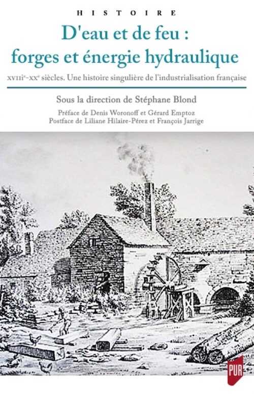 D'eau et de feu : forges et énergie hydraulique, XVIIIe-XXe siècles. Une histoire singulière de l'industrialisation française, 2020, 450 p.