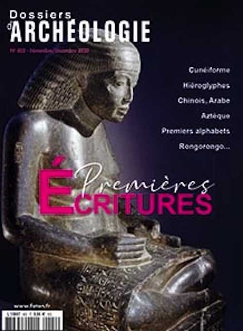 n°402, Novembre-Décembre 2020. Premières écritures.