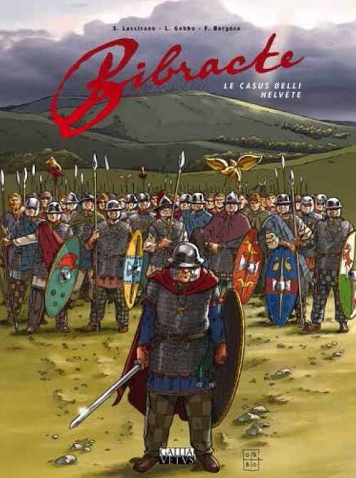 Bibracte. Le Casus Belli helvète, 2022, 72 p. dont 48 planches + cahier pédagogique. Bande dessinée