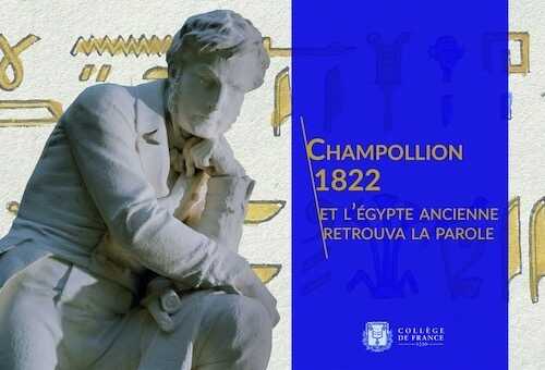 Champollion 1822, et l'Égypte ancienne retrouva la parole, 2022, 128 p.