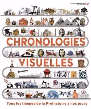 Chronologies visuelles. Tous les thèmes de la préhistoire à nos jours, 2025, nvle éd., 328 p. Livre Jeunesse à partir de 9 ans