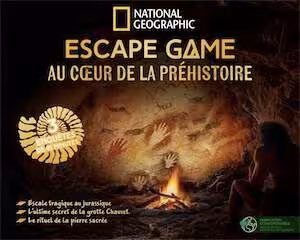 JEU - Escape Game au coeur de la préhistoire, 2025.