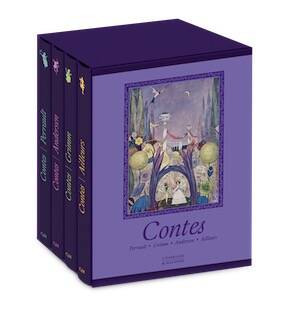 Contes. Perrault, Grimm, Andersen, Ailleurs , 2025 - Coffret 4 volmes 